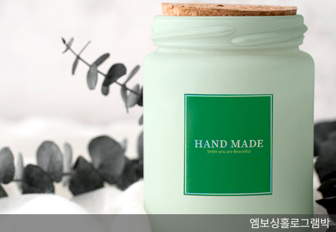 사각 홀로그램박 엠보싱 스티커 공식 제작 예 12